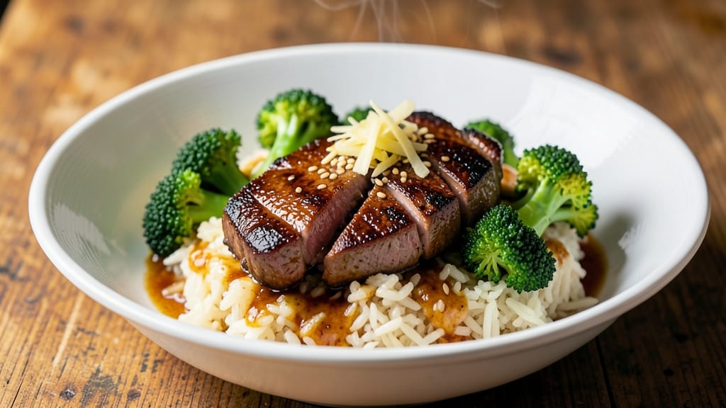Beef and Broccoli Over Rice Recipe: Wok-Seared Crunch Meets Silky Soy-Ginger Rice