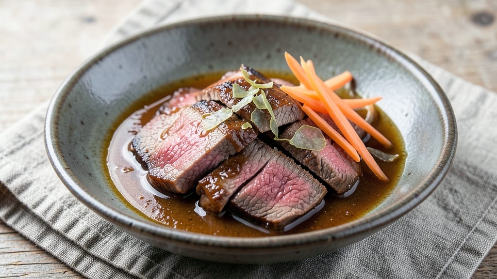 Authentic Beef Misono Recipe: Japanese-Style Braised Beef in Soy-Ginger Sauce