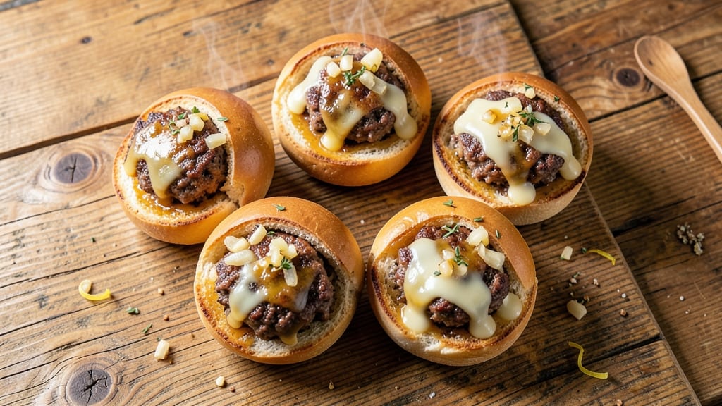 Beef and Cheese Sliders Recipe: Mini Burgers With Crispy Buns and Melty Centers