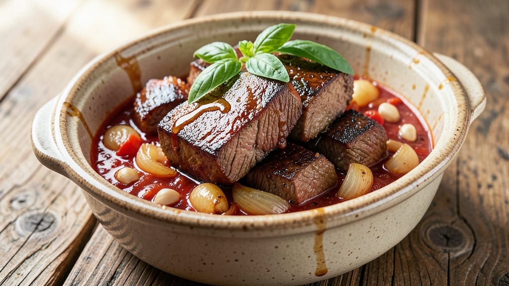 Beef and Tomato Slow Cooker Recipe: Deep Umami Stew With Meat That Melts