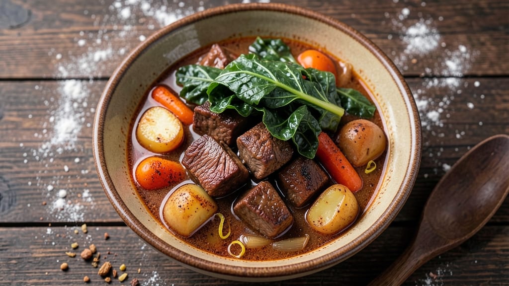 African American Beef Stew Recipe: Smoky Collard-Wrapped Richness in One Pot