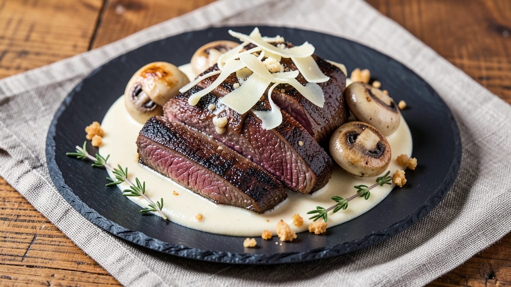 Beef Bechamel Recipe: Velvety Mushroom and Cheese Sauce Over Pasta