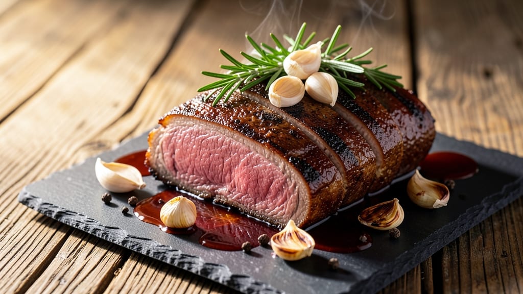 500-Gram Roast Beef Recipe: Perfectly Pink Center Every Time