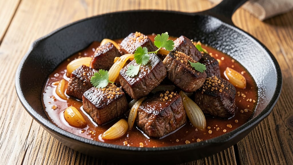 BBQ Beef Cubes Army Recipe: Tender Cubes With Smoky-Sweet Glaze