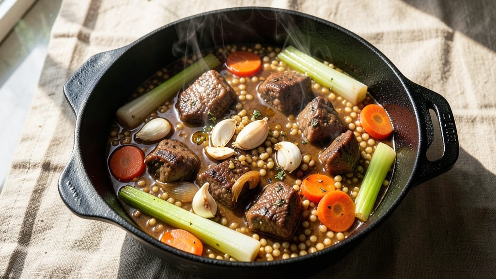 Beef and Barley Stew Recipe: Stove-Top Simmer That Deepens in Flavor