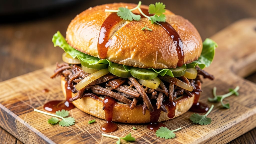 Barbecue Beef Sandwiches Crock Pot Recipe: Smoky-Sweet Pull-Apart Tenderness in 4 Hours