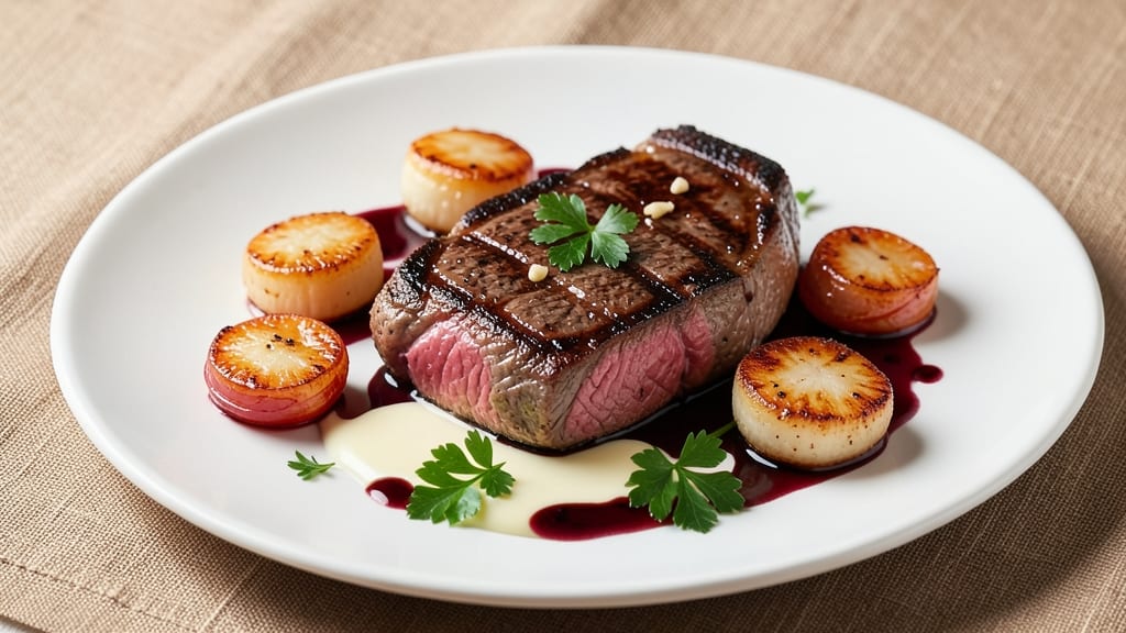 Beef and Scallops Recipe: Seared Crust Meets Silky Wine-Braised Richness