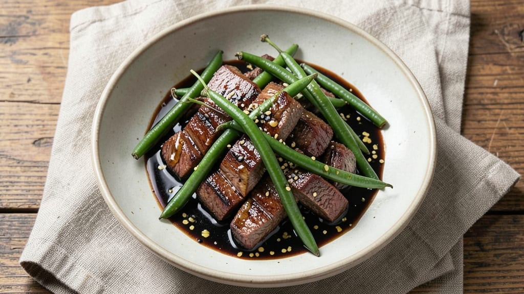 Beef and Long Beans Recipe: Sweet-Savory Stir-Fry With Crunchy Green Beans