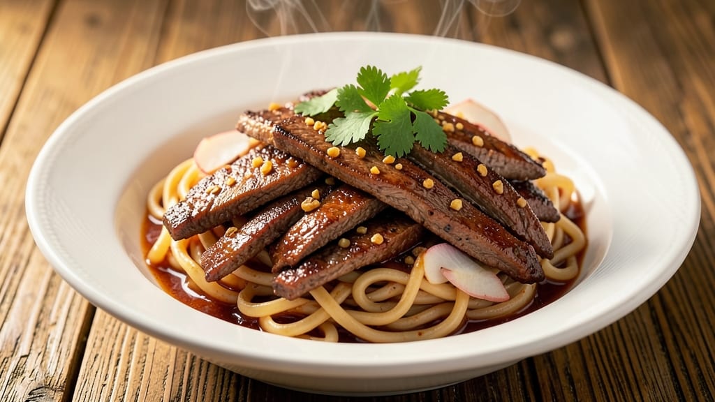 BBQ Beef Noodles Recipe: Smoky-Sweet Wok Fired Crunch Over Egg Noodles